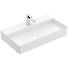 Villeroy & Boch Memento 2.0 Lavabo 80 cm con 1 foro per rubinetto, senza troppo pieno