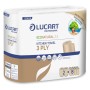 Rotoli da cucina Lucart EcoNatural 2.3 in confezione di carta - Zero Plastic 24 rotoli (12 x 2)