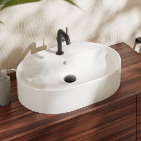 hansgrohe Xuniva U Aufsatzwaschtisch 60 x 45 cm, mit 1 Hahnloch und Überlauf