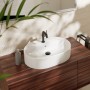 hansgrohe Xuniva U Aufsatzwaschtisch 60 x 45 cm, mit 1 Hahnloch und Überlauf - Detailansicht