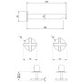 Ensemble de bec de robinet monocommande Villeroy & Boch Loop & Friends