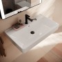 hansgrohe Xanuia Q Lavabo 800/480 con foro rubinetto e troppo pieno, SmartClean