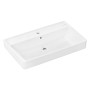 hansgrohe Xanuia Q Lavabo 800/480 con foro rubinetto e troppo pieno, SmartClean - vista dettagliata