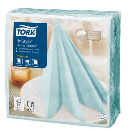 Serviettes Premium Tork LinStyle 600 pièces (12 x 50)