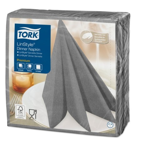 Serviettes Premium Tork LinStyle 600 pièces (12 x 50)