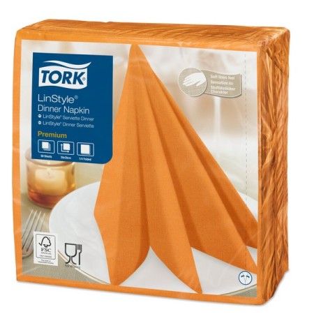 Serviettes Premium Tork LinStyle 600 pièces (12 x 50)
