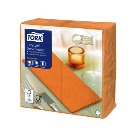 Serviettes Premium Tork LinStyle 600 pièces (12 x 50)