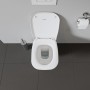 Duravit D-Code WC suspendu à chasse d'eau encastrée - vue technique