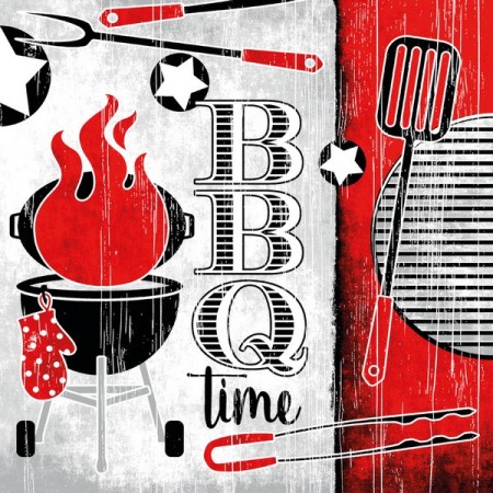 Mank Linclass BBQ Servietten 300 Stück (6 x 50)