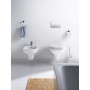 Duravit D-Code WC suspendu à chasse d'eau encastrée - vue technique