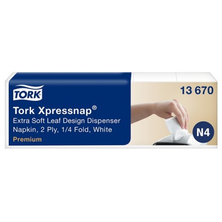Fazzoletti distributore interfold Tork Xpressnap - Sistema N4 4000 pezzi (8 x 500)