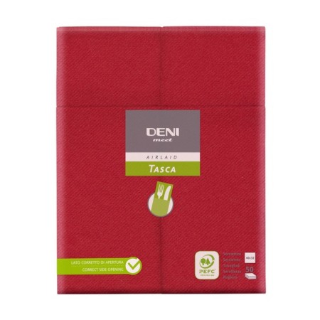 Serviettes de poche Deni meet Tasca pour couverts 1200 pièces (24 x 50)