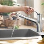 hansgrohe Zesis M33 Einhebel-Küchenarmatur 150 mit Ausziehbrause, 2 Strahlarten, Schlauchbox (sBox) - Detailansicht