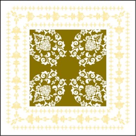 Mank Deckchen Pascal gold/creme, Tissue 1500 Stück (6 x 250)