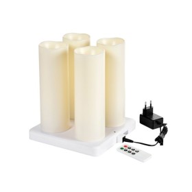 Duni Bougies à LED en forme de bougie 4 pièces (1 x 4)