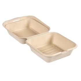 BIOPAK Hamburger-Box 200 Stück (4 x 50)
