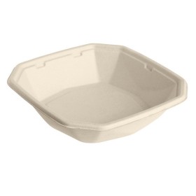 BIOPAK Piatto Octabagasse 300 pezzi (6 x 50)