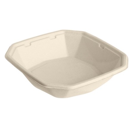 BIOPAK Assiette Octabagasse 300 pièces (6 x 50)