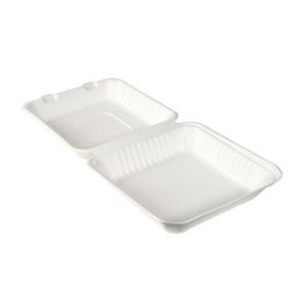 BIOPAK Scatola menu 100 pezzi (2 x 50)