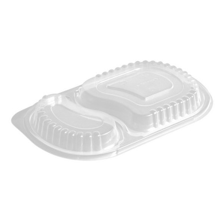Webstar Coperchio trasparente per scatola menu 400 pezzi (4 x 100)