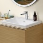 Villeroy & Boch Subway 3.0 Schrankwaschtisch 60 cm, mit 1 Hahnloch, mit Überlauf, Unterseite geschliffen - technische Ansicht