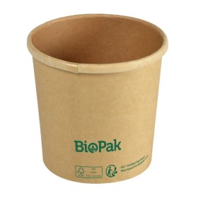 BIOPAK Ciotola Ronda Corta 400 pezzi (16 x 25)