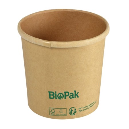 BIOPAK Bowl Ronda Short 400 Stück (16 x 25)