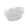 Webstar Scatola con coperchio a cerniera ovale 750ml 300 pezzi (6 x 50)