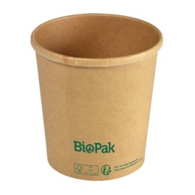 BIOPAK Ciotola Ronda Corta 400 pezzi (16 x 25)