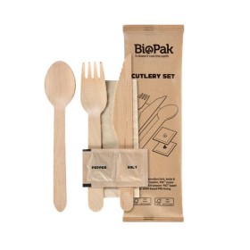 BIOPAK Besteckset 250 Stück