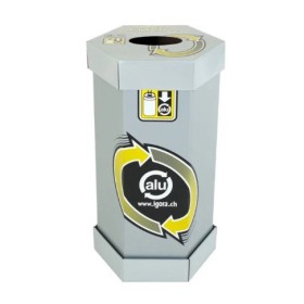 Webstar Boîte de collecte en aluminium (incl. 5 sacs) 1 pièce