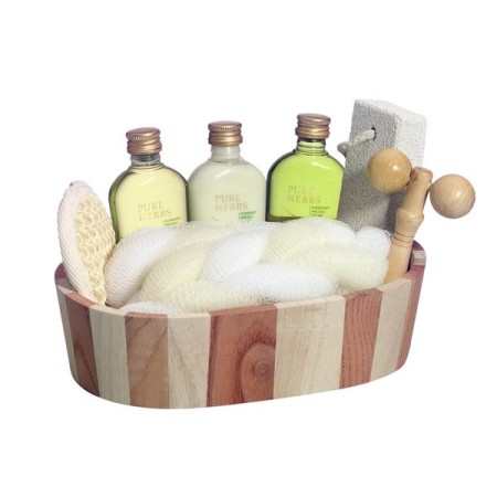 ADA Cosmetics Ensemble de bien-être PURE HERBS «Seau de sauna» 5 pièces