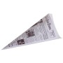 Webstar Cône à frites "Journal", résistant à la graisse, 180 x 255 mm, lot de 500