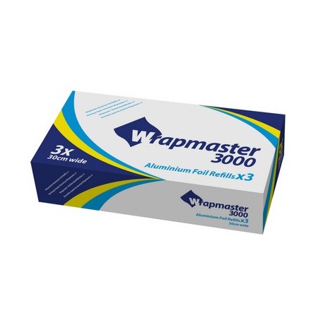 Wrapmaster Aluminiumfolie 3 Rollen
