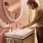 Robinet de lavabo hansgrohe Tecturis S 2 trous 150 CoolStart avec bonde - vue détaillée