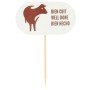Webstar Bandierine di carne 100 pezzi