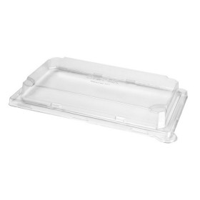 BIOPAK Deckel zu Sushi Platte 200 Stück (4 x 50)