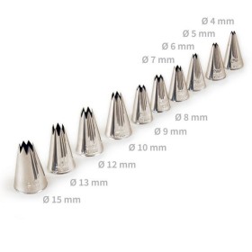 Hygostar Spritztüllen-Set, Sterntüllen 1 Karton
