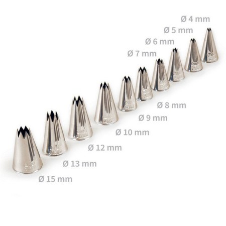 Hygostar Spritztüllen-Set, Sterntüllen 1 Karton