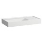 Vasque LAUFEN Kartell 90 x 46 cm, avec tablette à droite, sans trou de robinet