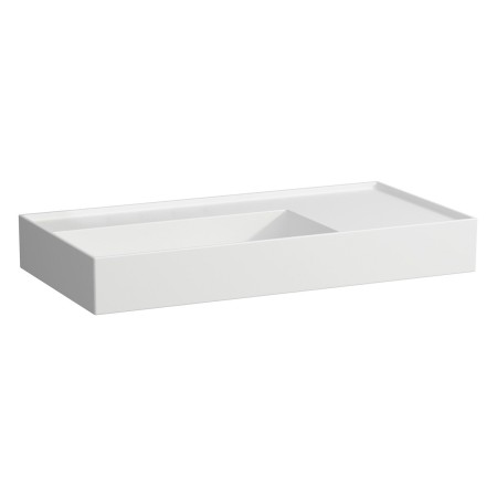 Vasque LAUFEN Kartell 90 x 46 cm, avec tablette à droite, sans trou de robinet