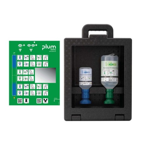 Station murale Plum pour lavage des yeux iBox 1 pièce
