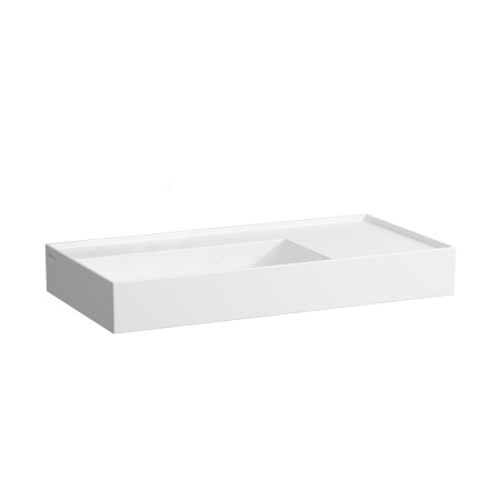 Vasque LAUFEN Kartell 90 x 46 cm, avec tablette à droite, sans trou de robinet
