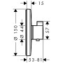 hansgrohe Ecostat S Thermostat - Detailansicht