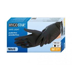 1 karton (10pack x 100stk.) HYGOSTAR SAFE Nitril Einweghandschuhe 100 Stück
