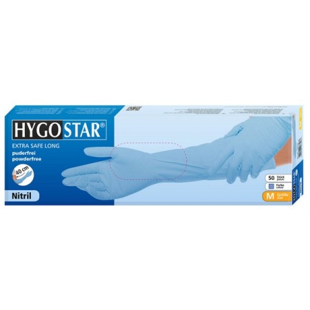 Guanti polivalenti extra lunghi HYGOSTAR Extra Safe 50 pezzi