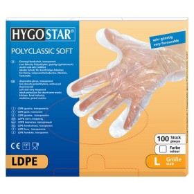 Guanti monouso HYGOSTAR Polyclassic Soft 100 pezzi