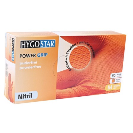 HYGOSTAR POWER GRIP Einweghandschuhe 50 Stück