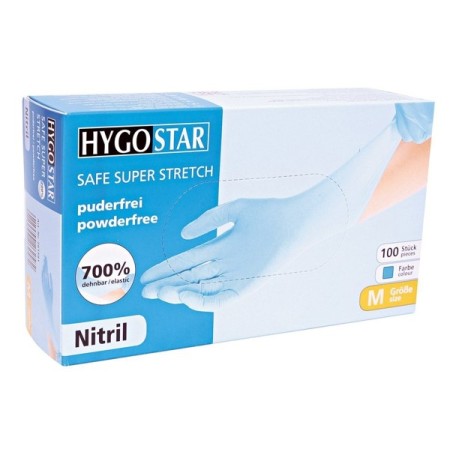 Guanti HYGOSTAR SAFE SUPER STRETCH 100 pezzi
