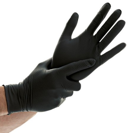 Gants jetables HYGOSTAR POWER GRIP 50 pièces
